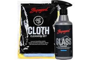 Supagard Professional Glass Cleaner/Streak-Free Highly Concentrated Window Cleaner For Cars and Homes - 500ml, Removes Toughest Dirt/Extra Strong Formulation
