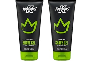 King of Shaves Gel de afeitado refrescante Aloe+Árbol de té 2x175ml
