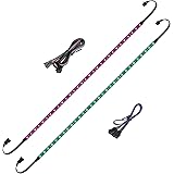 BTF-LIGHTING Bande LED RVB pour PC 2PCs 50cm bande LED RVB pour 12V 4-Pin RGB LED headers pour ASUS Aura Sync, Gigabyte RGB F