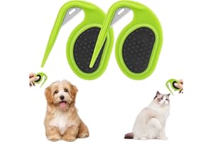 CSUNTIKULO Coupe Noeud Chat Poil Long, 2 Pièces Coupe Noeud Chat, Peigne Chat, Brosse pour Chien à Poils Longs, 2024 Nouveau Coupe Noeud Chat, Peigne Chat, Outil de Toilettage pour Poils Longs et Bouclés