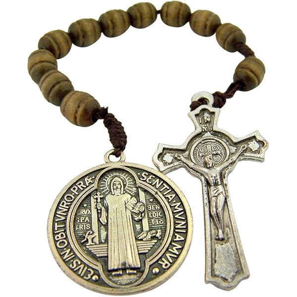 Westmon Works St. Michael Wooden Pocket Rosary & Prayer Card Set – 3 Inch Handcrafted Chaplet - View #4