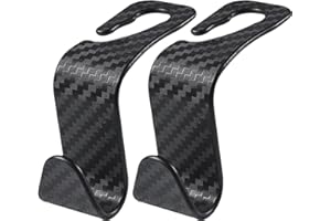 JSNKJLMN Crochet multifonction pour appuie-tête de siège de voiture - Support universel pour sac à main, veste, tissu