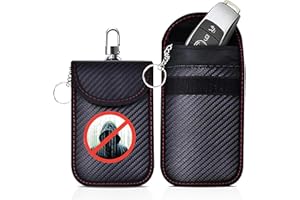 Trizek RFID Blocking Faraday Pouch for Car Keys – Signal Blocker Keyless Entry Pouch, Anti-Theft RFID Car Key Box, Faraday Bag and Pouch for Car Key Protection