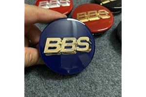 TRFAN 4 pièces Auto Cache Moyeux pour BBS 56MM 60MM 65MM 68MM 70MM Centre de Jante Roue Caps Accessoires,C-56MM