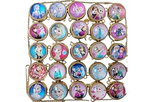 FASHION YO Nurse Watch Princess Spiderman Mermaid Elsa Kids Girls Boys Pocket Watch, Quartz with Chain, Vintage Roman Numerals Stylish Pocket Watch for Birthday Gift