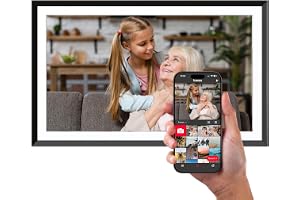 AGFA Photo Realiview APF1560WIFI – Digitaler Fotorahmen mit WLAN und integriertem 32-GB-Sp