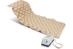 Pulox Matelas Anti-escarres - Système de Support Complet avec Pompe - Matelas à Pression alternée avec compresseur