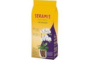 Seramis Spezial-Substrat für Orchideen, 2,5 l – Orchideensubstrat mit Tongranulat und Pinienrinde zur idealen Sauerstoff- und Nährstoffversorgung