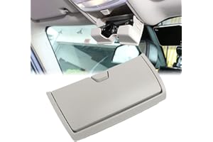 Kwak's Glasses Box for Car Sunglasses Holder Compatible for 14-19 BMW X5 X6 F15 F16 ABS Roof-light Glasses Storage Case Anti-Scratches(grey)