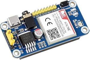 Waveshare A7670E LTE Cat-1 Hat for Raspberry Pi Enabling LTE Cat-1 / 2G Communication & LBS Positioning Multi Band Support 2G GSM/GPRS