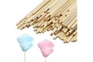 POPAPIE 70 Palos de Madera Cuadrados Listones de Madera Palos Madera Manualidades Varillas de Madera de 30cm x 5mm Palitos de Madera Para Decoraciones Bricolaje Modelismo Arte Escultura y Artesanía