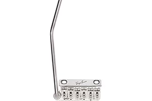 VEGA TREM Vega-Trem VT1 Ponte Tremolo Lucido a 2 Punti per Chitarra Stratocaster Mancina - Installazione Facile Senza Modifiche