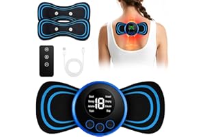 Hlayshing Wirelss TENS Machine for Pain Relief,Nerve Muscle Stimulator for Pain Management,Wireless Tens Machine with 19 Adjustable Modes, 2 Pads,for Back,Neck,Shoulder,Knee