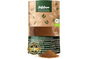 DATTELMANN FINE FOOD & MORE DATTELMANN® – Bio Kokosblütenzucker 1kg – Natürliche Süße mit feiner Karamellnote – Zum Backen & Verfeinern