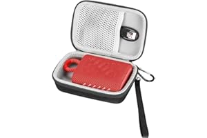 Fututech twarda torba do przechowywania do JBL Go3 pokrowiec ochronny na głośnik Bluetooth Anti-Deformacje Anti-Stripe (szary) Doubldur)