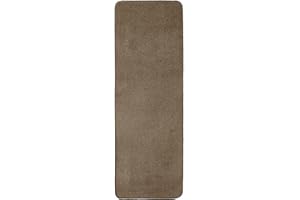 Modern Style Rugs Relay Classic Sustainable Recyclable Medium Latte Brown Area Runner Rug. Suitable for Living Room, Bedroom, Conservatory, Office, Lounge Rug. 60x200cm