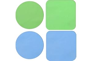 IMEEPA Glasgreifer-Pads, multifunktionaler Gummi-Glasöffner, Wärmedämmung, Küchenuntersetzer für ältere Menschen, die an schwachen Händen Arthritis leiden, 4 Stück (Hellblau, Grün)