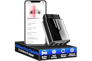 KINGBOLEN Soloscan OBD2 Diagnosis para Land Rover/Jaguar, Bluetooth Diagnosis Coche,Diagnóstico de Todos los Sistemas, 50+ Servicios, Prueba Activa, Codificación ECU, Actualizaciones gratuitas