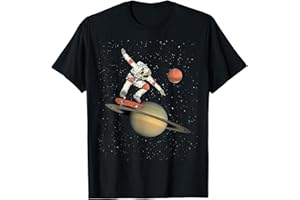 SKATEBOARD PER UOMINI BAMBINI DONNE ABBIGLIAMENTO Skater Skate Board Skateboard Astronauta Rampa Trucco Regalo Maglietta