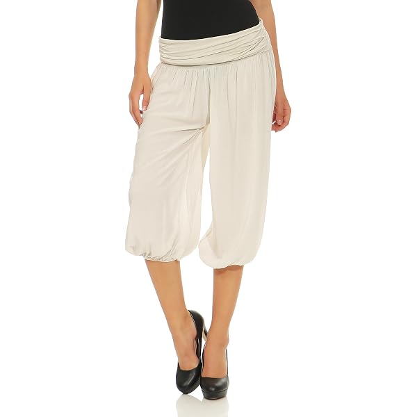ZARMEXX Dames Bloomer Sarouel Pantalon de Plage d'été imprimé