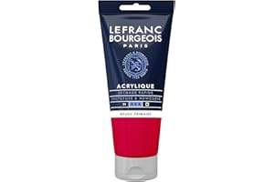 Lefranc Bourgeois Fine Acrylic Colore Acrilico, Rosso (Primary Red), 80 ml