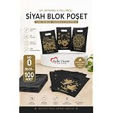 Kalbi Ticaret Siyah Poşet 100'l&uuml; No 0 Takviyeli Poşet 20x30 cm El Ge&ccedil;me Baskılı Poşet Blok Poşet