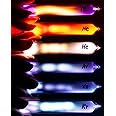 Rare Luminous Gases Element Collection, 99.999% Purity, Including Helium,Neon, Argon, Krypton, Xenon, Nitrogen, for Collection, Display, Teaching, Gift, Pack of 6