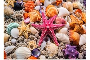 MOJIGE Jigsaw Puzzles for Adults 1000, Puzzles for Adults, Challenging Puzzles, Puzzle Game for The Whole for Women, Gifts for Men, Theme:Starfish Walking