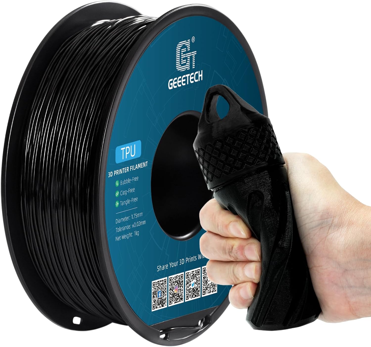 Test Complet & Analyse de Fiabilité : GEEETECH Flexibel TPU-filament 1 75 mm TPU 95