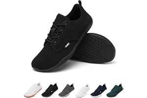Geweo Barfußschuhe Damen Herren Breite Zehenbox Bequeme Minimalistische Sneaker Barfuss Schuhe Leicht Atmungsaktiv Zero Drop Sohle Unisex