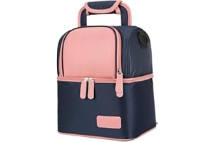Meichoon Borsa termica termica per biberon, borsa refrigerante impermeabile borsa per latte per bambini borsa da viaggio borsa da viaggio con isolamento termico per donne uomini