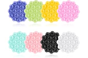 ‎PARTIDEAL Partideal 8 Stück Silikon Handyhalterung Saugnapf, Selbstklebende Auto Saugnapf Smartphone Halterung, Saugnapf Unterstützung für Mobile Stromversorgung Handys(Mehrfarbig)