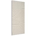 MuchoWow© Panneau Mural 60x120 cm decoratif Acoustique Wall Panel Feutre Plaque Tableau Panneaux Acoustiques Muraux Interieur Motif - Abstrait - Blanc