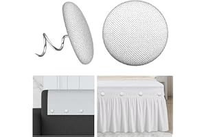 MIOULE 24 Pcs Upholstery Tacks Headliner Pins Fabric Covered Button Twist Pins for Sofa，Armchair Caddies, Armrest Covers,Bed Skirts, Slipcovers, Headliners Furniture（Light Grey）