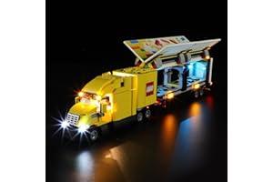 LIGHTAILING Zestaw świateł do samochodu dostawczego Lego-60440 żółty model do budowy - NIE zawiera modelu