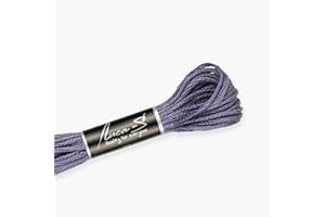 Premium Embroidery Thread Luca-S, 100% Giza Cotton, Oeko TEX Certified Stranded Cotton - 103 / DMC 28 / Anchor X