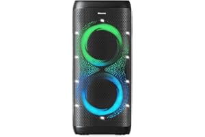 Hisense PARTY THUNDER, 620W Max Audio Power, AI Light Show, 18 Hrs long playtime, Auracast™ receiver,Portability,ConnectLife, IPX4 Waterproof, AI Vocal Fader, Bluetooth 5.4