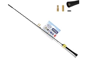 ALCA GERMANY Car Aerial Antenna AM/FM L 55 cm Bee Sting Roof Mast Black Car Antenna Compatible With Skod Citigo