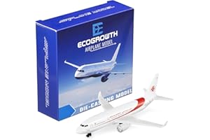 EcoGrowth Maquette d'avion Algérie Modèle d'avion jouet Avion moulé sous pression pour collection et cadeaux pour Noël, anniversaire