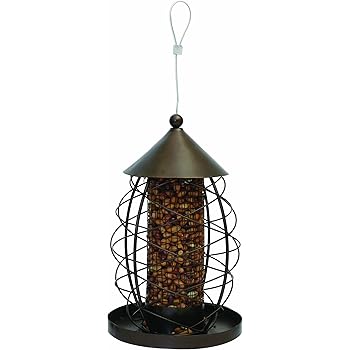 Tooarts Bird Seed Feeder Vintage Outdoor Decoration Villa Garden