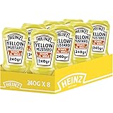 Salsa Heinz Honey Yellow Mustard - Senape al Miele (8 x 240 g)