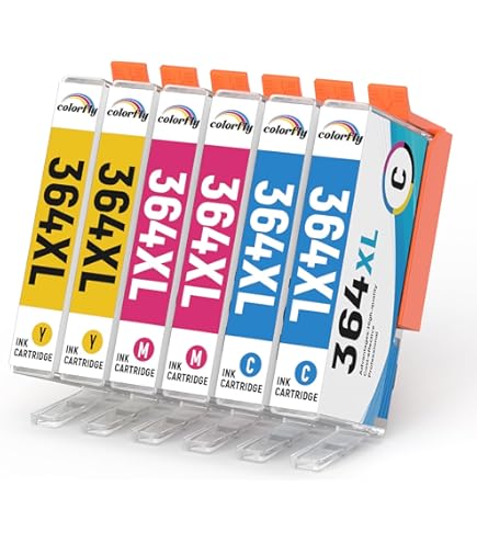 Cartucce Per HP 5520 6510 Cartucce Stampanti Compatibili HP 364 XL – Set Da 4, Con Chip, Per Photosmart 5520, 6510, 6520 E Altri Ricambio Per HP 5520 6510 - Foto 7