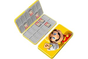 doepeBAE Custodia per Schede di Gioco, Custodie Giochi Switch, Switch Game Card Case, Scatola per Carte con Fodera in Silicone, Con 24 Slot per Cartucce di Gioco e 24 Slot per Schede SD (24C)