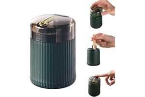 ZANLION Distributeur Automatique de Cure-Dents Pop-Up, Distributeur Automatique de Cure-Dents, Distributeur Automatique de Cure-Dents, Distributeur Automatique de Cure-Dents (Dark Green)