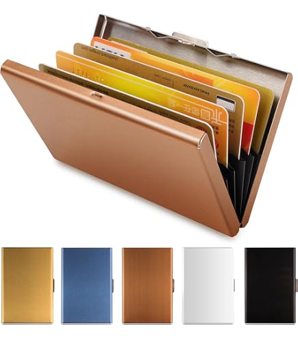 6 Cartes Anti-RFID Bleues – Protection Contre Le Vol électronique – Ultra Minces Pour Portefeuille