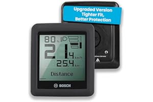 Besudo Schutzhülle aus Silikon kompatibel mit Bosch Intuvia 100 Display - Schutzrahmen passend für Bosch Intuvia 100 Display zum Schutz vor Absturz-Black