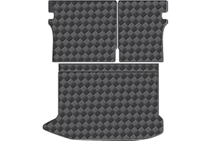 WDYOYS Cargo Mat & Backrest Mats for Hyundai Kona 2018-2023/ Kona N 2022-2023/ Kona Electric 2019-2023 Accessories, All Weather Waterproof Rear Cargo Liner Rear Trunk Liner Back Seat Cover Protector