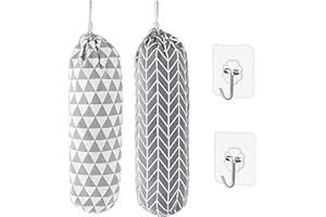 aqlbhz 2pcs Carrier Bag Storage Bag Dispenser Bag Dispenser Bag For Life Storage Bag Holder Shopping Bag Storage Washable Foldable Carrier Bag Holder For Home Office Kitchen Warehouse