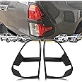 JHCHAN Taillight Guard for Toyota Hilux 2016-2020 MK8 Active Icon Invincible and X, for Toyota Hilux Rear Tail Light Cover, Hilux Accessories (Light Surround Trim)