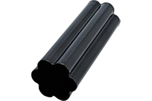 RBV BIRKMANN Birkmann, Bread Buddies 331488 - Stampo in acciaio al carbonio, motivo floreale, 9 x 9 x 22 cm, colore: Antracite